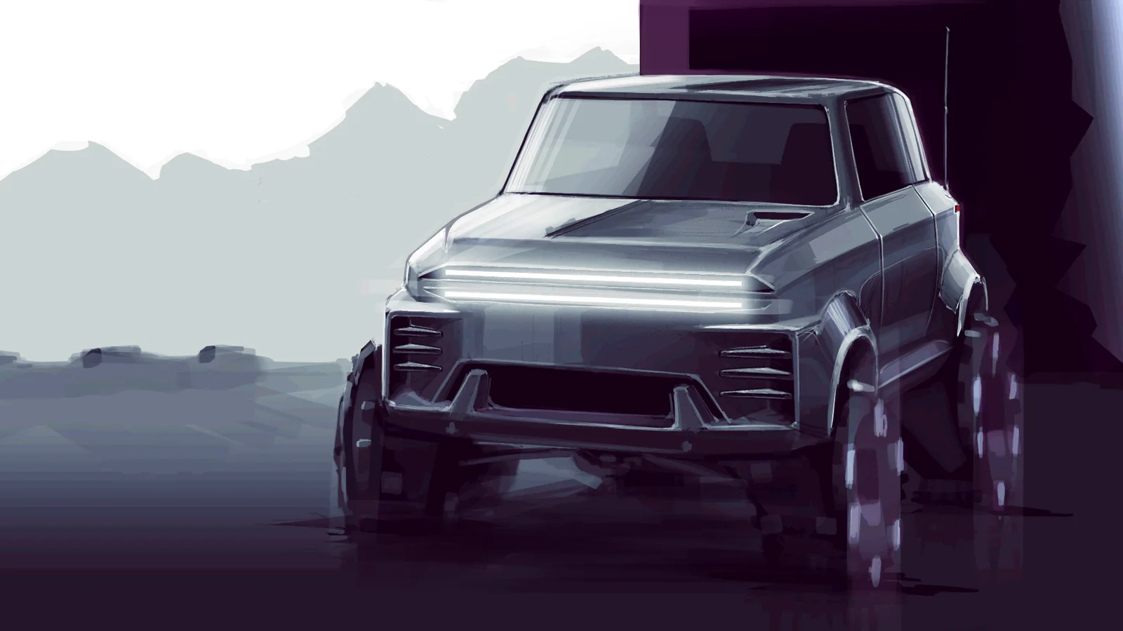 Off-roader, front three-quarter
