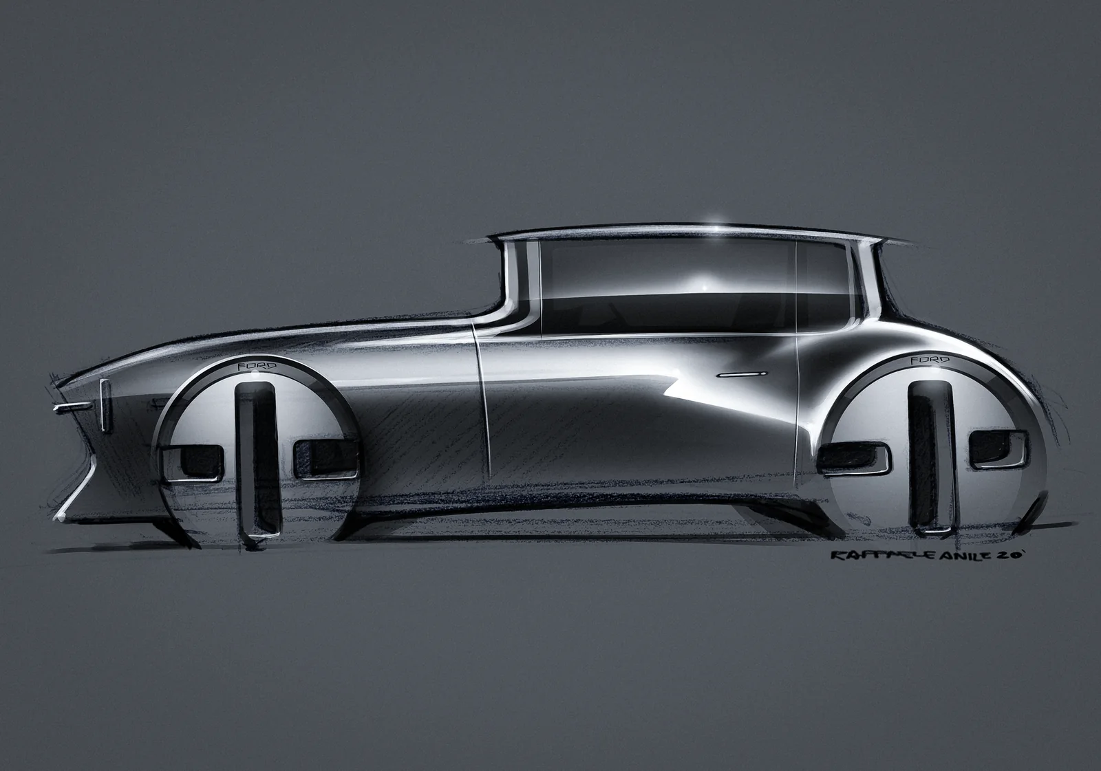 Ford concept, side view