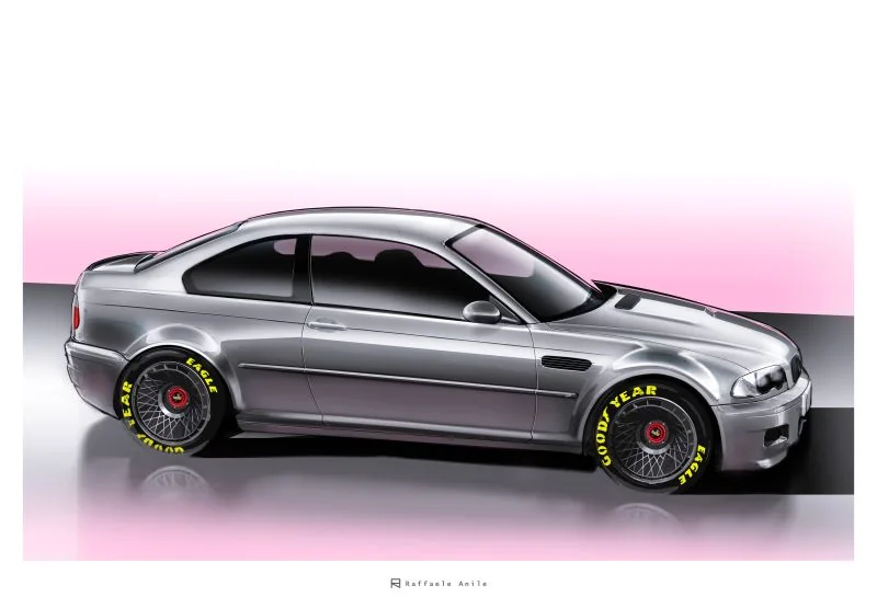 BMW M3 E46 on race wheels